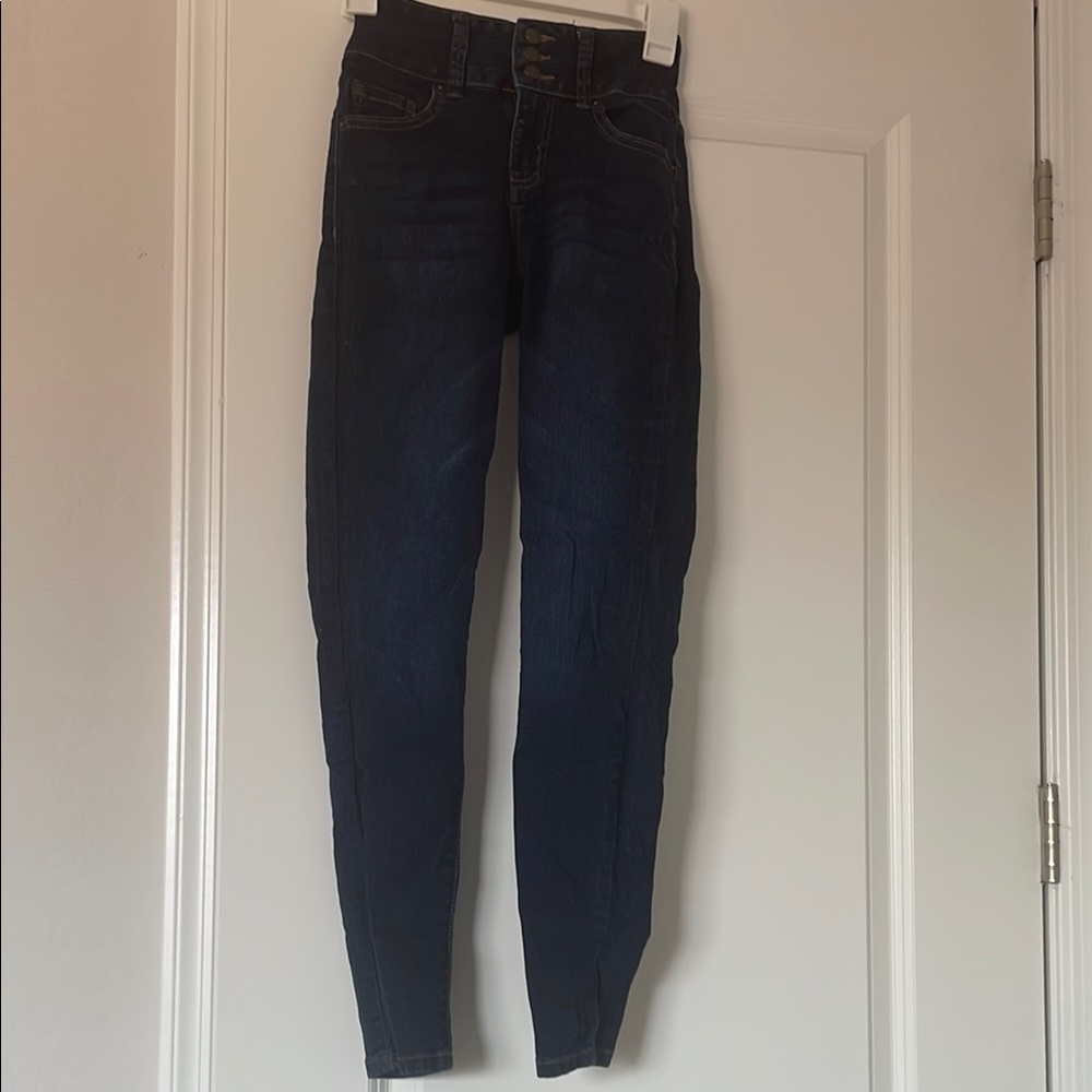 YMI Blue Skinny Jeans Stretchy Fit High Waisted